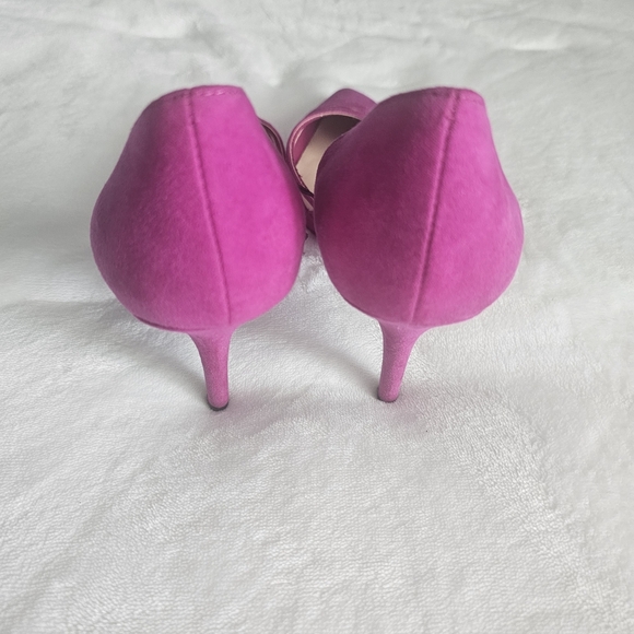 Eileen Fisher Heels 7.5M Vibrant Pink - Picture 2 of 5